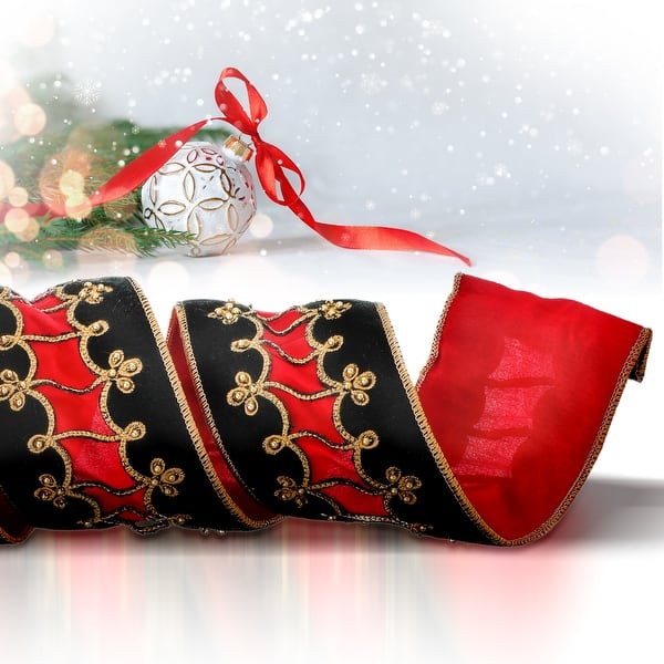 4"X5y Nutcracker Vest Ribbon 4" x 5 yards Overstock 34445614